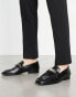 Фото #4 товара Walk London Woody chain loafers in black leather