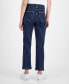 Women's Striped Straight-Leg Ankle Jeans