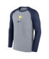 Men's Gray Tampa Bay Rays Authentic Collection Game Raglan Performance Long Sleeve T-shirt