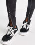 Фото #6 товара Miss Selfridge contrast stitch split hem skinny jean in black