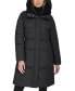 ფოტო #4 პროდუქტის Women's Shine Faux-Fur-Collar Hooded Puffer Coat