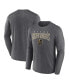 ფოტო #3 პროდუქტის Men's Heather Charcoal Vegas Golden Knights Special Edition 2.0 Scoring Chance Long Sleeve T-shirt