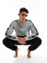 Фото #1 товара Hugo Bodywear sporty logo sweatshirt in grey