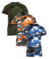 Woodland Camo-Royal Camo-Orange Camo