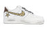 【定制球鞋】 Nike Air Force 1 Low '07 虎年限定 虎斑纹 新年 vibe做旧 豹纹 高街 情侣 礼物 低帮 板鞋 女款 白棕 / Кроссовки Nike Air Force DD8959-100