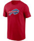 Фото #3 товара Men's Red Buffalo Bills Primary Logo T-shirt