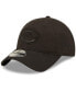 ფოტო #1 პროდუქტის Men's Cincinnati Reds Black on Black Core Classic 2.0 9TWENTY Adjustable Hat