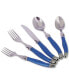 Фото #2 товара Laguiole 20-Piece French Blue Flatware Set, Service for 4