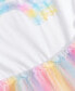 Toddler & Little Girls Rainbow Tulle Dress, Created for Macy's