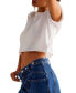 ფოტო #4 პროდუქტის Women's Cotton Palmer Cuffed Boyfriend Jeans