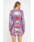 Фото #3 товара Women's Check Pattern Sequins Dress