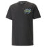 Фото #1 товара Puma The Intro Logo Crew Neck Short Sleeve T-Shirt Mens Black Casual Tops 538523