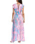 Фото #2 товара Tiare Hawaii Dahlia Maxi Dress Women's Blue S/M