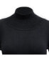 Women's Long Puff Sleeve Mock Neck Sweater Dress