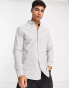 River Island stretch oxford shirt in grey