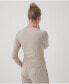 ფოტო #5 პროდუქტის Women's Organic Cotton Cool Stretch Fitted Long Sleeve Tee