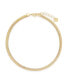 ფოტო #1 პროდუქტის 14K Gold Plated Izzy Herringbone Anklet