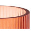Vase Stripes Orange Crystal 9,5 x 16,5 x 9,5 cm (8 Units)