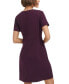 ფოტო #7 პროდუქტის Women's Patch-Pocket Shift Dress