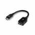Фото #1 товара Кабель USB A — USB C V7 V7U3C-BLK-1E Чёрный