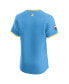 Фото #3 товара Men's Powder Blue Milwaukee Brewers City Connect Elite Jersey