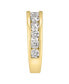 Фото #3 товара Кольцо Macy's Diamond Channel Band 2ct. 14K Gold