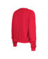 ფოტო #3 პროდუქტის Women's Red Tampa Bay Buccaneers Thermal Crop Long Sleeve T-shirt