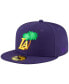 Фото #5 товара Men's Purple Los Angeles Lakers Icon 59FIFTY Fitted Hat