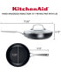 Фото #6 товара Сковорода KitchenAid с анодированным покрытием и крышкой, индукционная, 10", матово-черный
