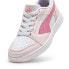 Кроссовки PUMA Rebound V6 Lo AC PS White / Fast Pink / Whisp Of Pink, 31 - фото #6