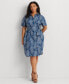 Фото #1 товара Платье Ralph Lauren plus Size Linen Floral
