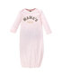 Baby Girls Cotton Gowns, Leopard Mamas Mini