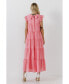 ფოტო #3 პროდუქტის Women's Tiered Maxi Dress