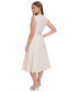 ფოტო #2 პროდუქტის Women's Belted Button-Front Midi Dress