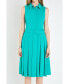 Фото #1 товара Women's Sleeveless Pleated Midi Dress