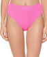 Фото #1 товара Dkny 300752 Women's Textured High-Waist Bikini Bottom Swimwear, XS