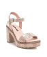 ფოტო #3 პროდუქტის Women's Heeled Platform Sandals By