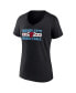 Фото #3 товара Women's Black Chicago Bulls Hometown Collection T-shirt