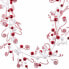 Christmas garland White Red Plastic Foam 180 cm