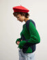 Фото #2 товара ASOS DESIGN wool beret with improved fit in red