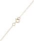 Фото #2 товара Macy's textured Bee Three Dimensional 18" Pendant Necklace in 10k Gold