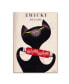 Фото #1 товара Vintage Apple Collection 'Black Cat Red Bottle' Canvas Art - 18" x 24"