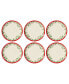 Фото #1 товара Holiday Accent Plate, Set of 6