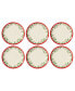 Holiday Accent Plate, Set of 6