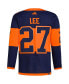 ფოტო #2 პროდუქტის Men's Anders Lee Navy New York Islanders 2024 NHL Stadium Series Authentic Player Jersey