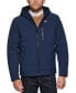 Фото #1 товара Men's Sherpa-Lined Softshell Hooded Jacket