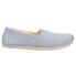 Фото #2 товара TOMS Alpargata Slip On Womens Blue Flats Casual 10018180T