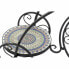 Фото #2 товара Подставка под цветочный горшок DKD Home Decor Велосипед Керамика Мозаика Чёрный Ковка (70 x 28 x 57 cm)