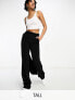 Фото #1 товара Vero Moda Tall tailored cigarette trouser in black