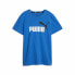 Фото #1 товара Детский Футболка с коротким рукавом Puma Ess+ 2 Col Logo Синий